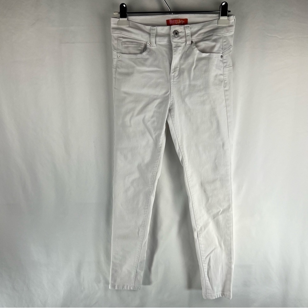 Butt I Love You Wax Jeans - Women’s Denim - White - Size 3 - Skinny
